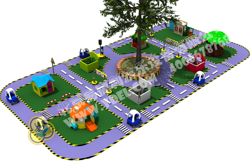 道路主題淘氣堡設(shè)備